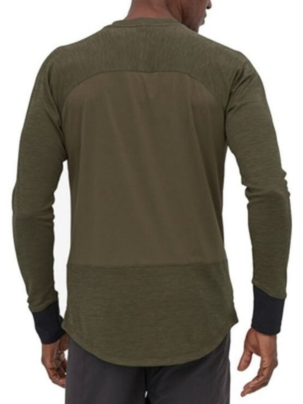 Patagonia Long Sleeved Dirt Craft Green Bike Jersey Men’s - Picture 2 of 7